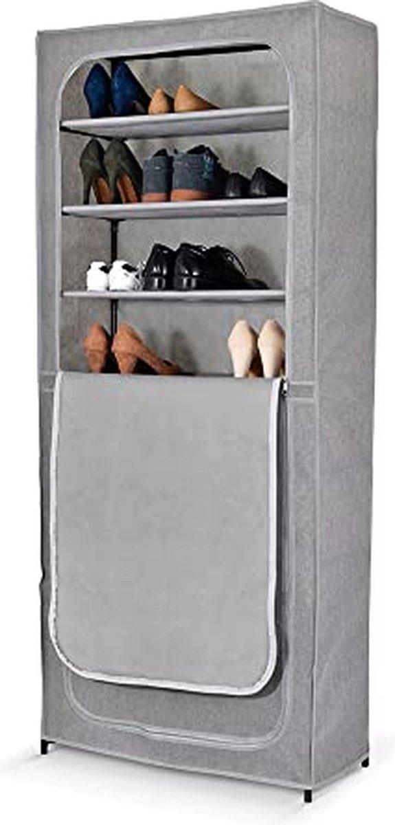 jobgar Double Shoe Rack Wardrobe with Cover (8001410077219)