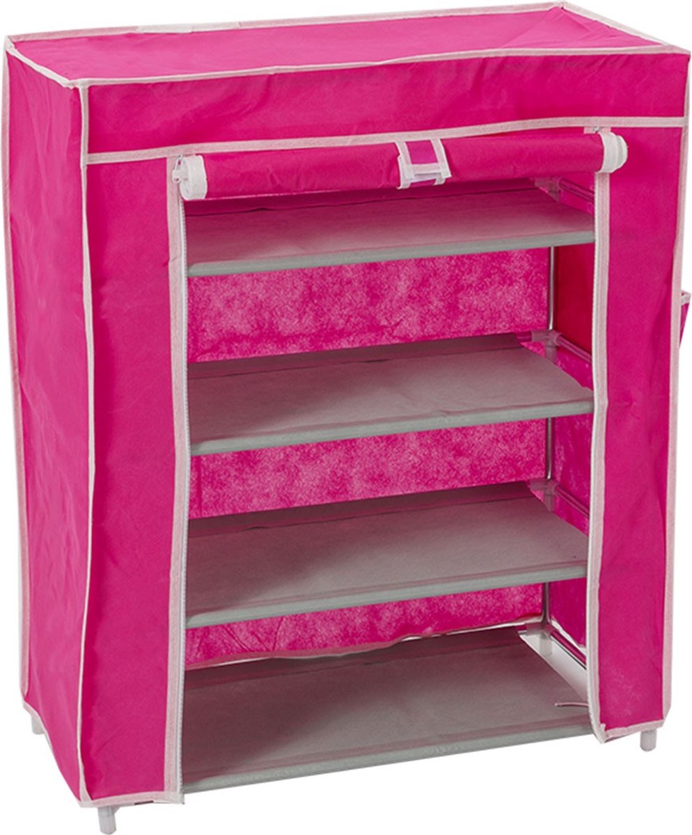 Baytex Opvouwbare Schoenenkast EYHM528 Roze (5404016411785)