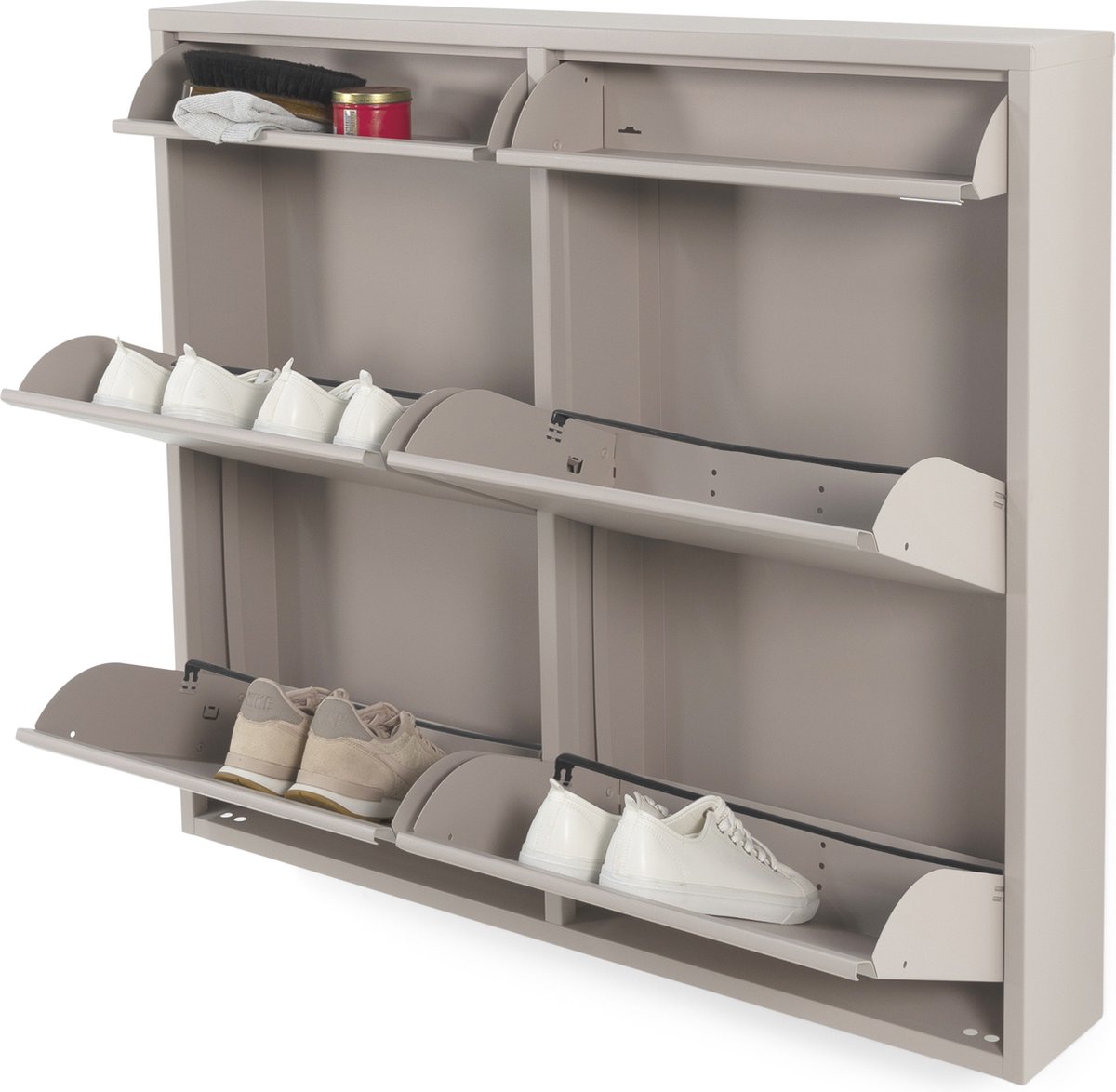 SPINDER DESIGN BILLY 6 Schoenenkast - Silky Taupe (8712077111580)