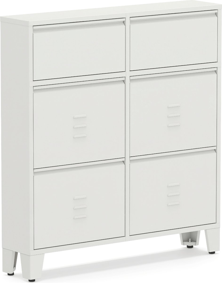 Schoenenkast Boaz Wit (8720061056236)