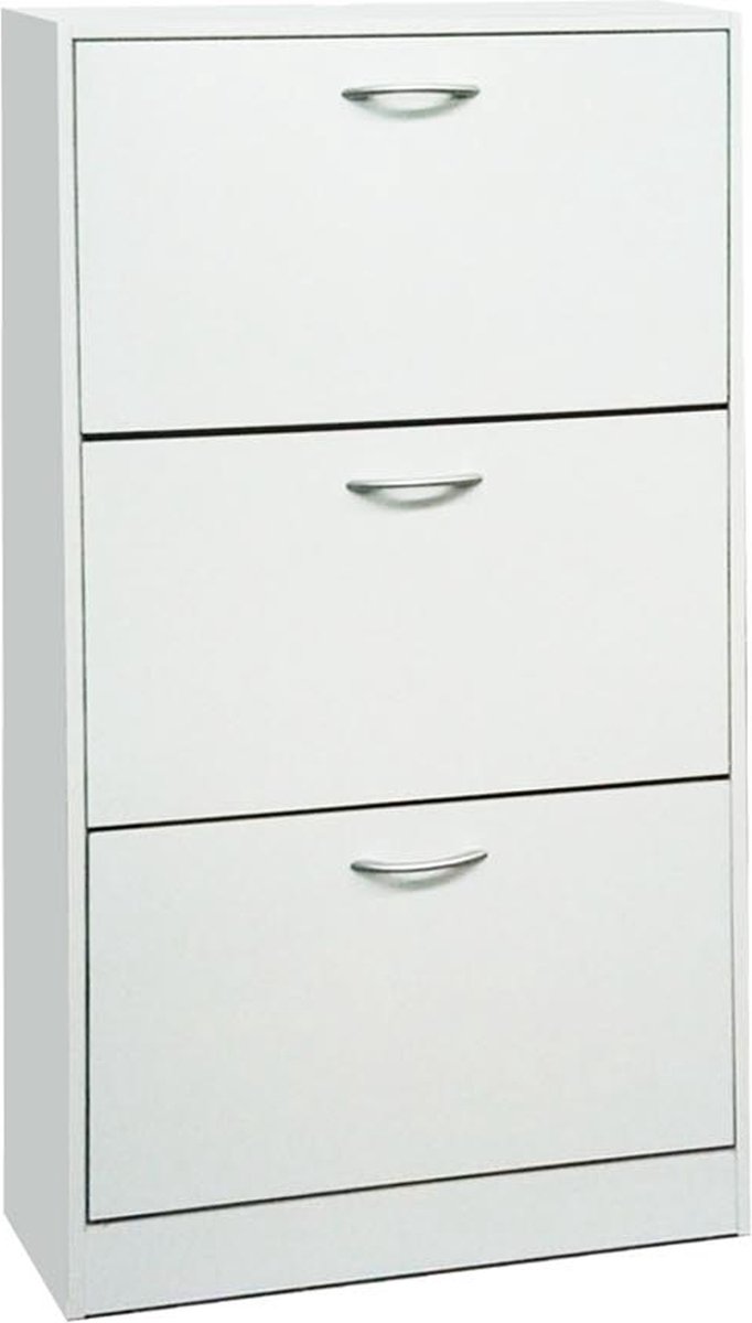 Schoenenkast Carini 3 laden - wit (5400860520215)