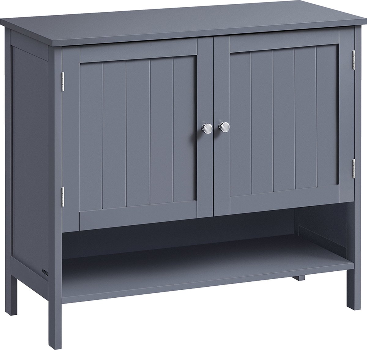 Schoenenkast landelijke stijl 35 x 80 x 70 cm leigrijs (6152955775770)