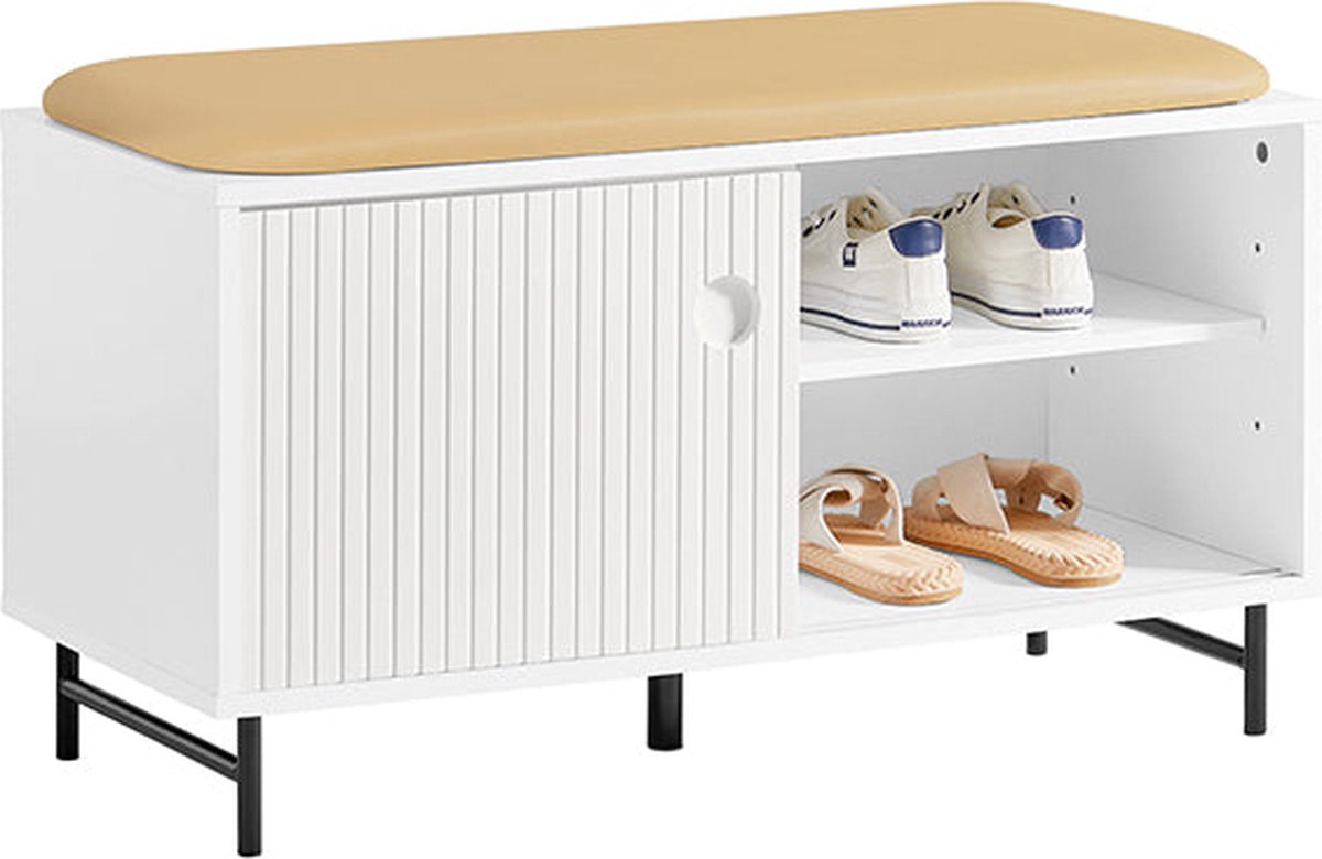 Simpletrade - Schoenenrek - Schoenenkast - Zitbank met opbergruimte - MDF (8785268225830)