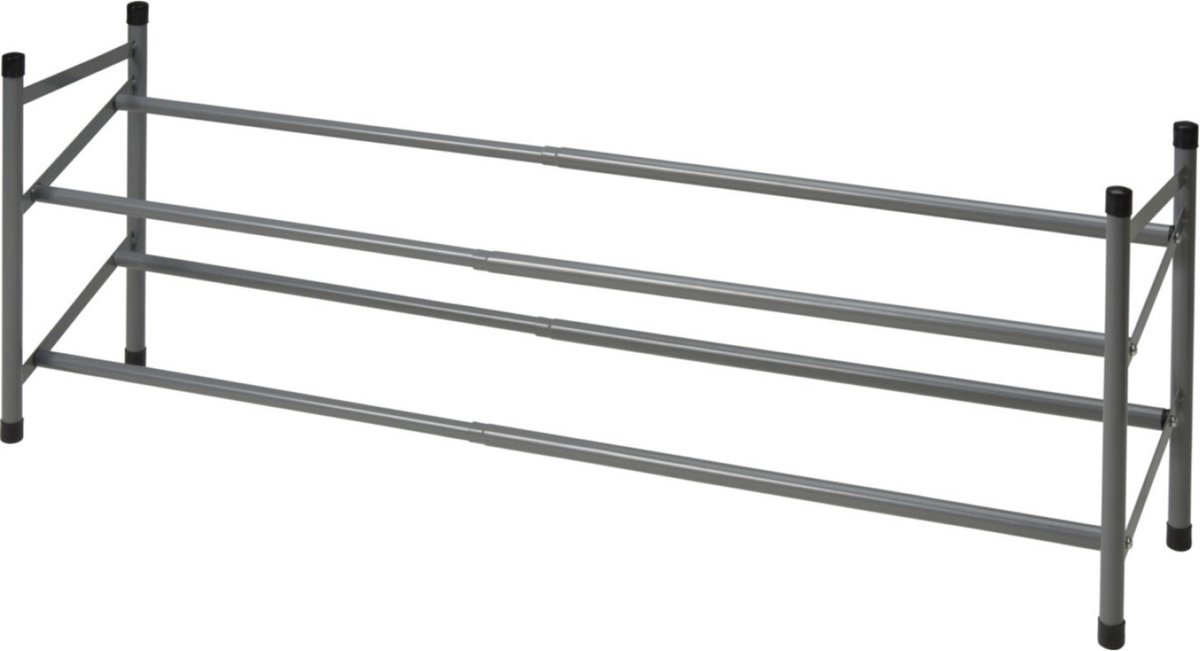 Storage solutions Schoenenrek met 2 lagen (61,5-115)x23x38 cm (8719987092657)