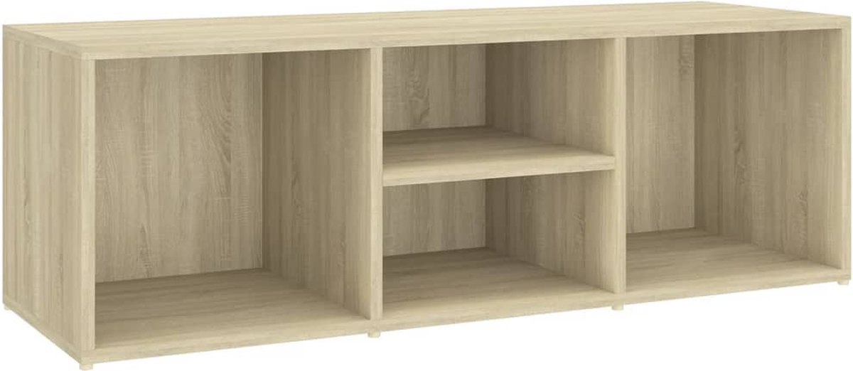 vidaXL - Schoenenopbergbank - 105x35x35 - cm - bewerkt - hout - sonoma - eikenkleur (8720286353103)
