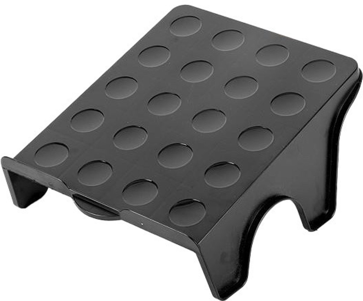 Plasticforte Schoenenopbergers - zwart - kunststof - 2 paar - ruimtebesparend - schoenenrek (8414926631361)