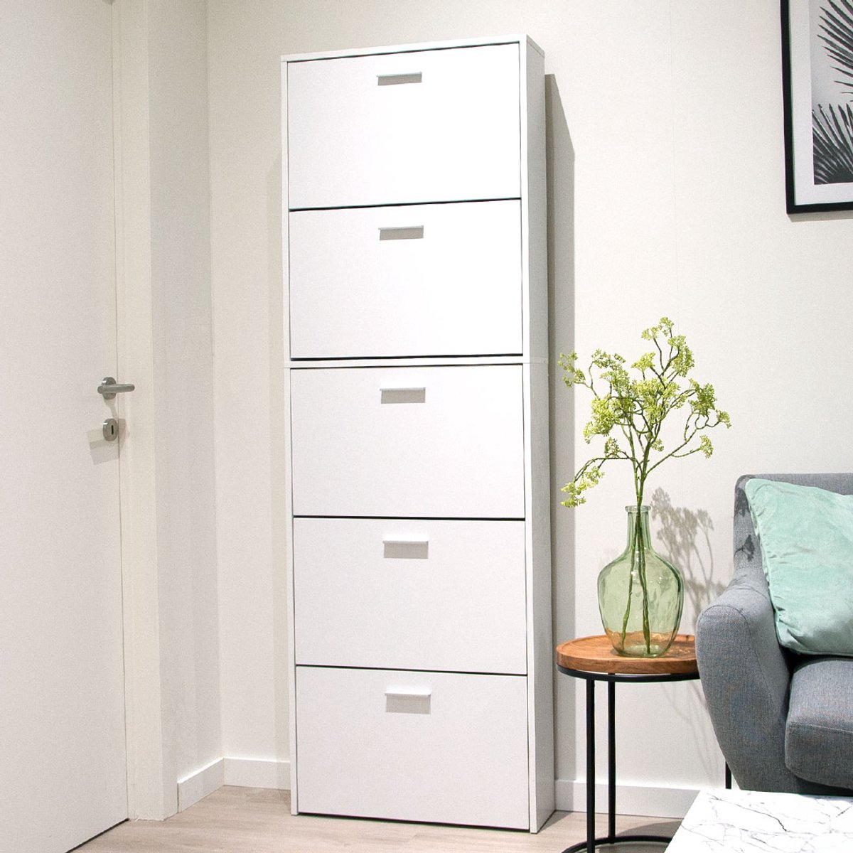 Milton & Oldbrook Schoenenkast Piran Wit (5404016492142)