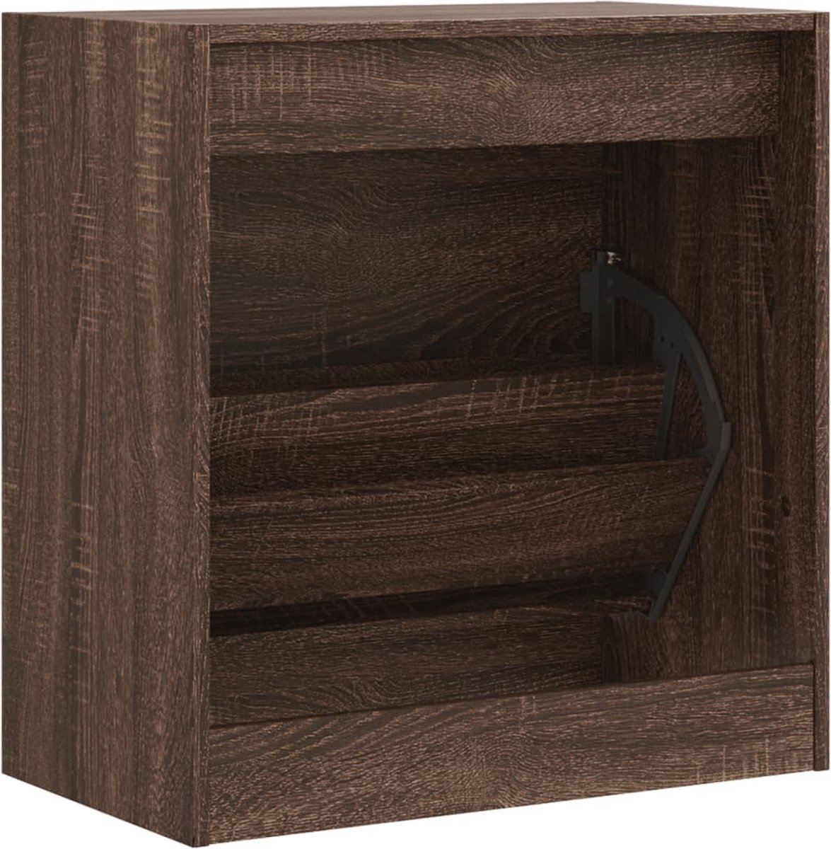 Schoenenkast 60x34x63,5 cm bewerkt hout bruineikenkleurig (8721012381803)
