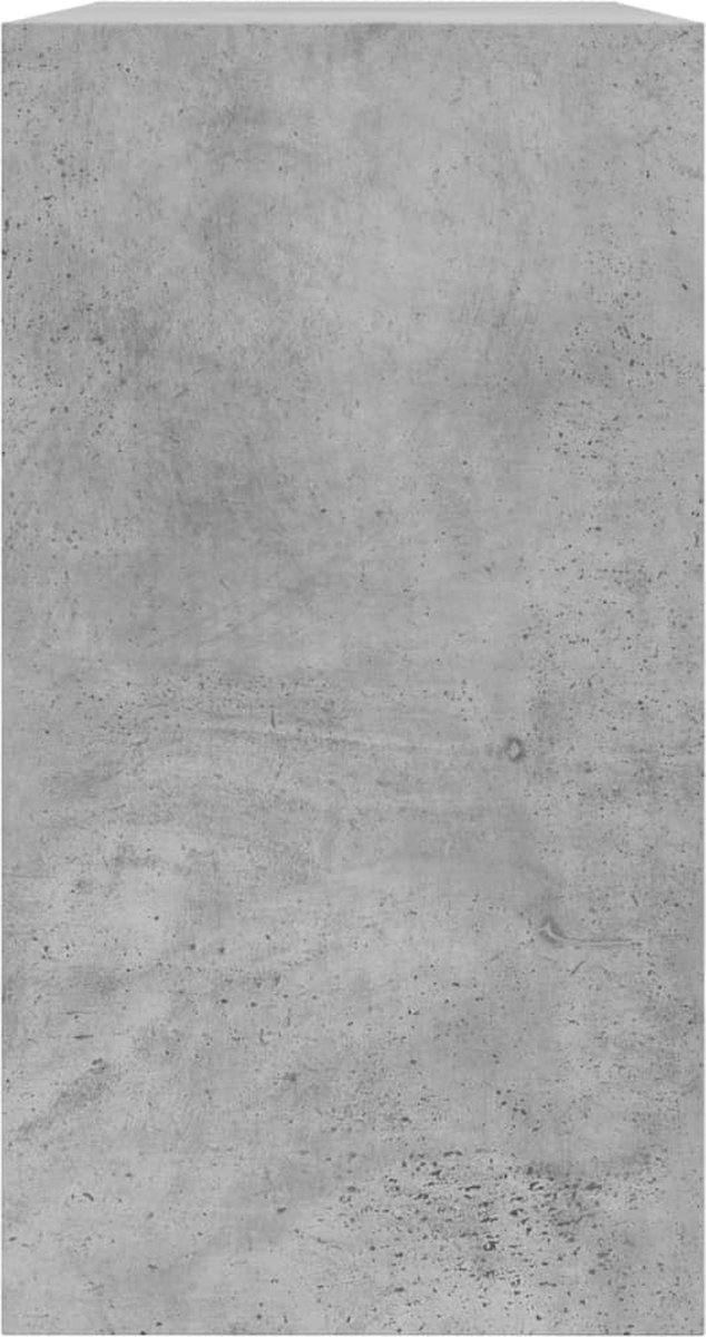Schoenenkast 80x34x63 cm bewerkt hout betongrijs (8721012381988)