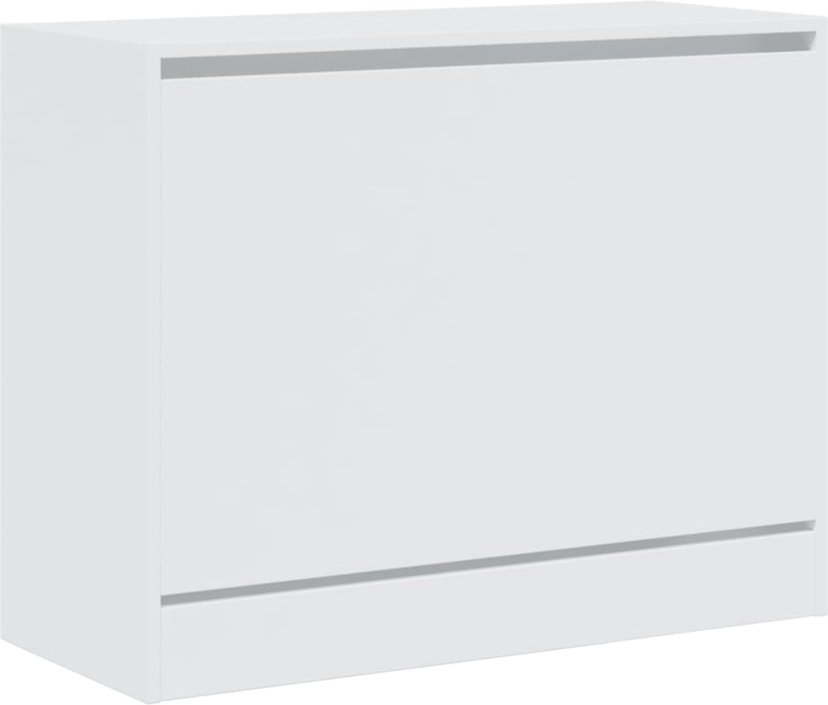 Schoenenkast 80x34x63 cm bewerkt hout wit (8721012381957)