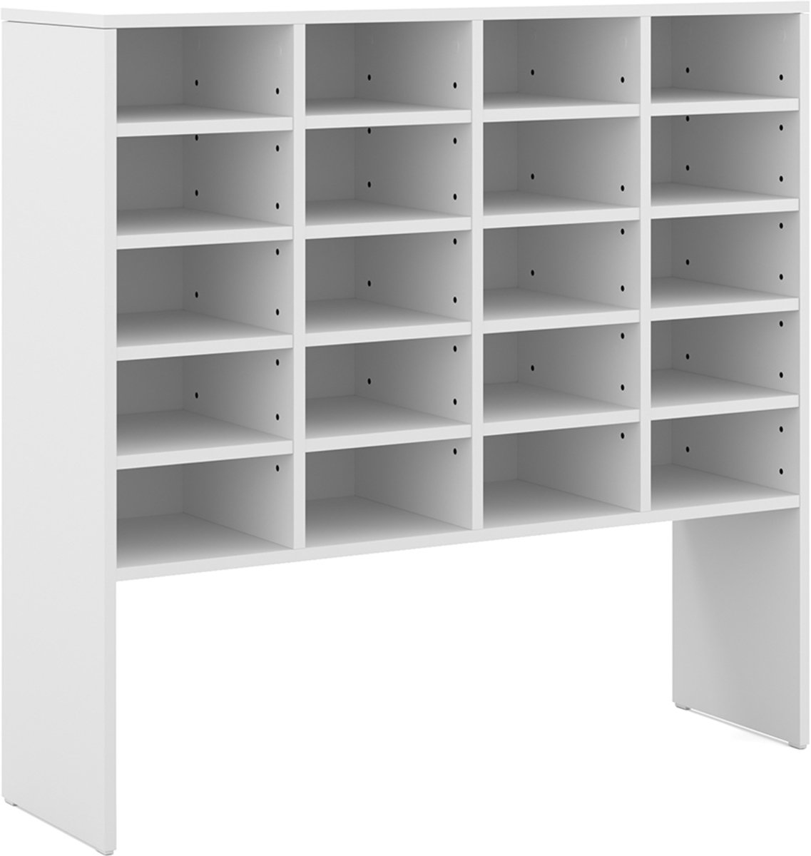 Vicco Hermia Schoenenkast - 104 x 99 cm Wit (4251421942455)