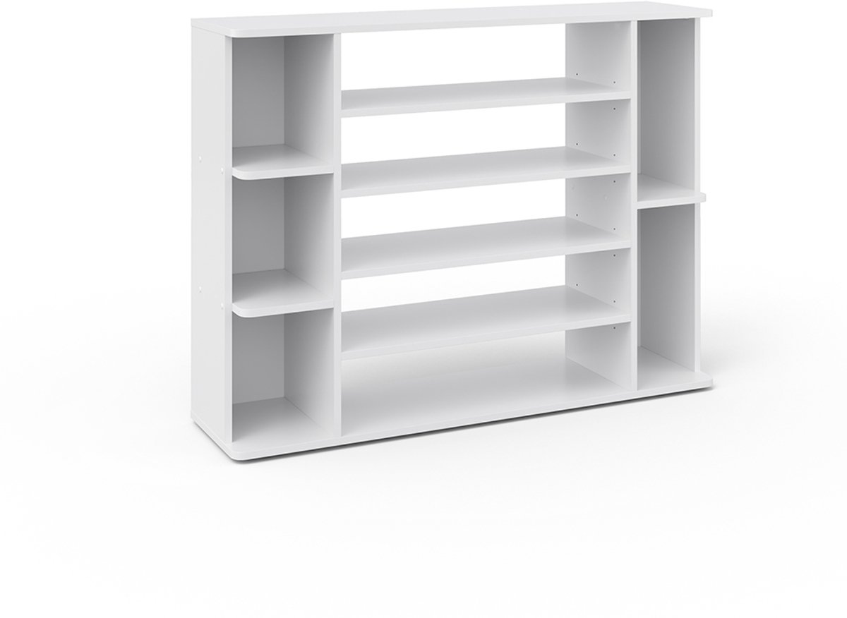Vicco Levin Schoenenkast - 116.2 x 87.4 cm Wit (4251421946101)