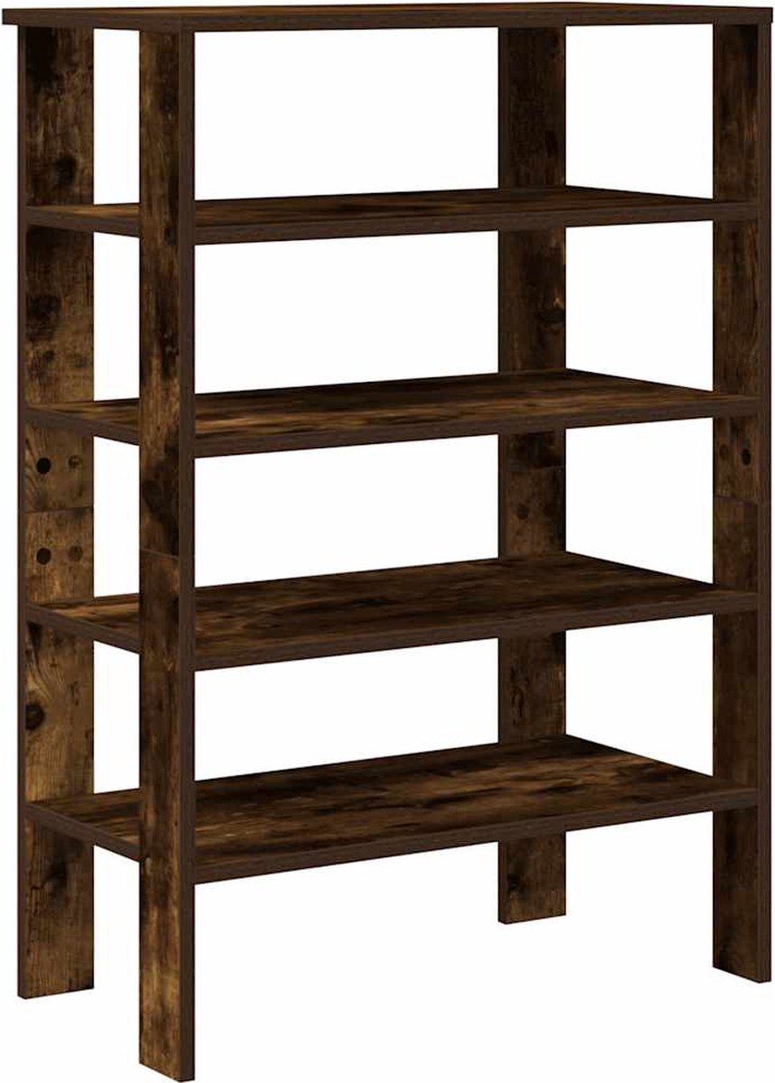 vidaXL Schoenenrek - Gerookt Eiken - 61x32x87,5 cm (8176929735247)