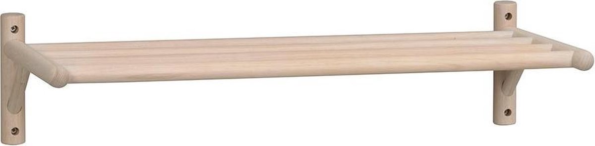 Rowico Home Milford Schoenenrek Whitewash - Hout - Hangend Schoenenrek - 80 cm Breed - Zwevend - Schoenerek Eiken - 80 x 33 x 19 cm (8720246130805)