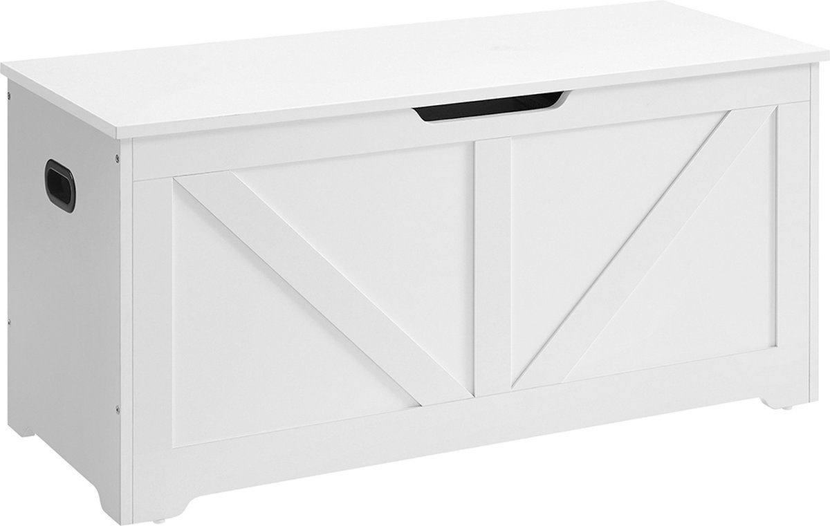 Schoenenbank - Met opbergruimte voor hal mat wit (6152945138189)