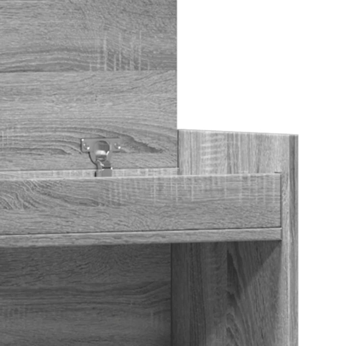 Schoenenkast 100,5x28x100 cm bewerkt hout grijs sonoma eiken (8721012493292)