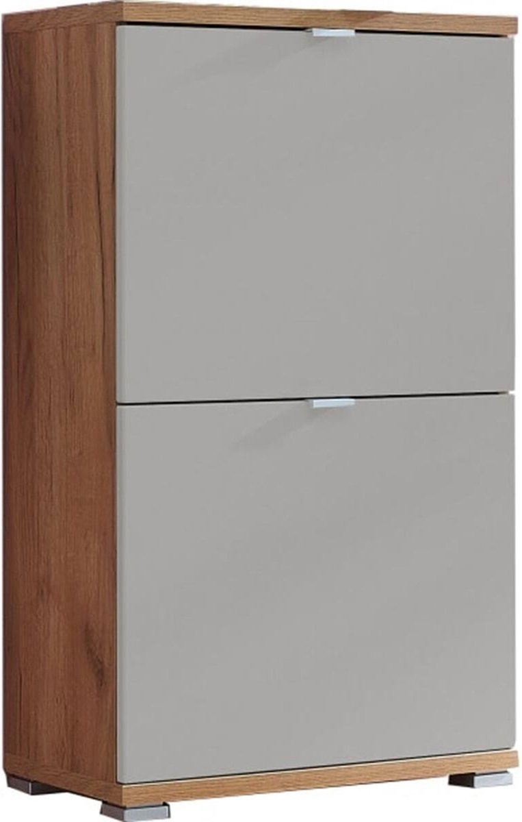 Schoenenkast 2 Vakken Joshua Hout - Zand (5404016460639)