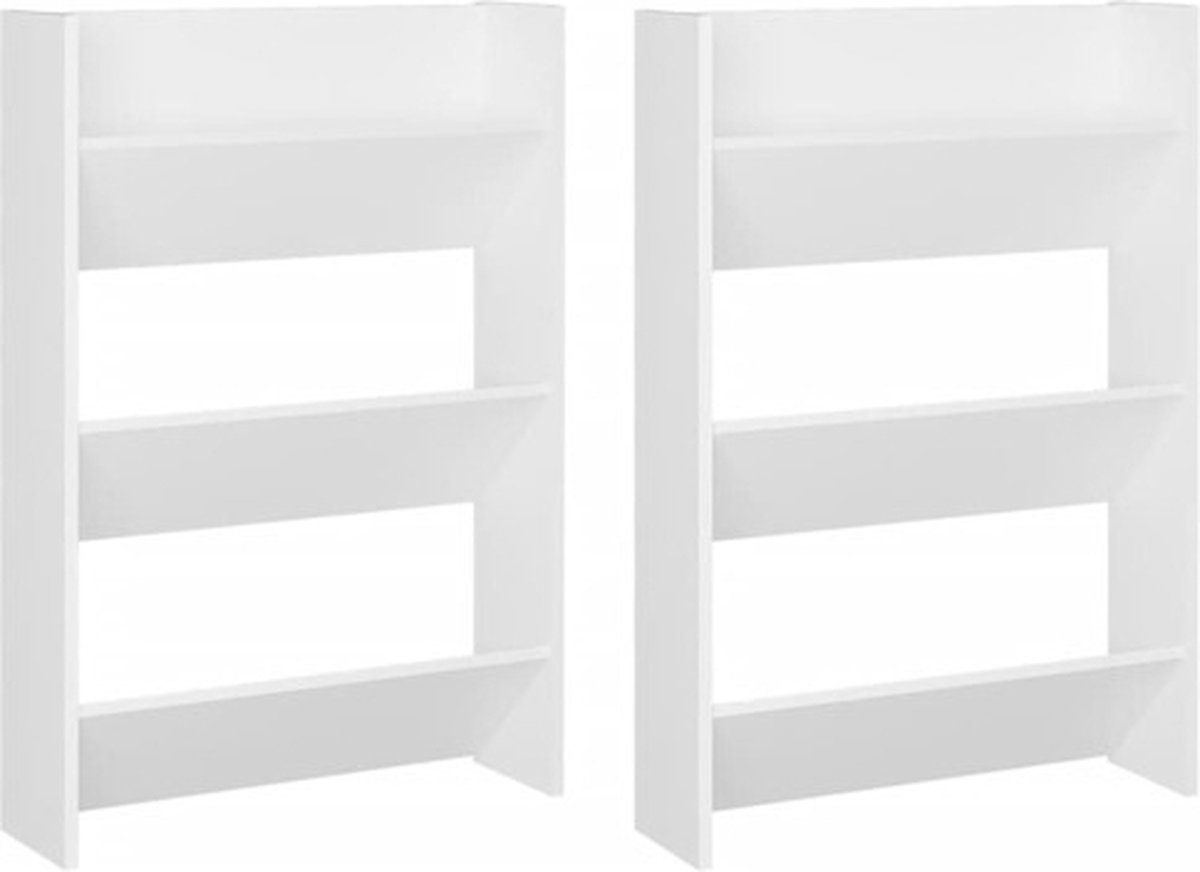 vidaXL-Wandschoenenkasten-2-st-60x18x90-cm-spaanplaat-wit (8720286559611)