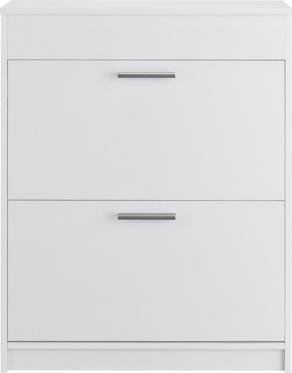 Bill|Schoenenkast met 2 kleppen en 1 bovenplaat klep Wit (5711950308478)