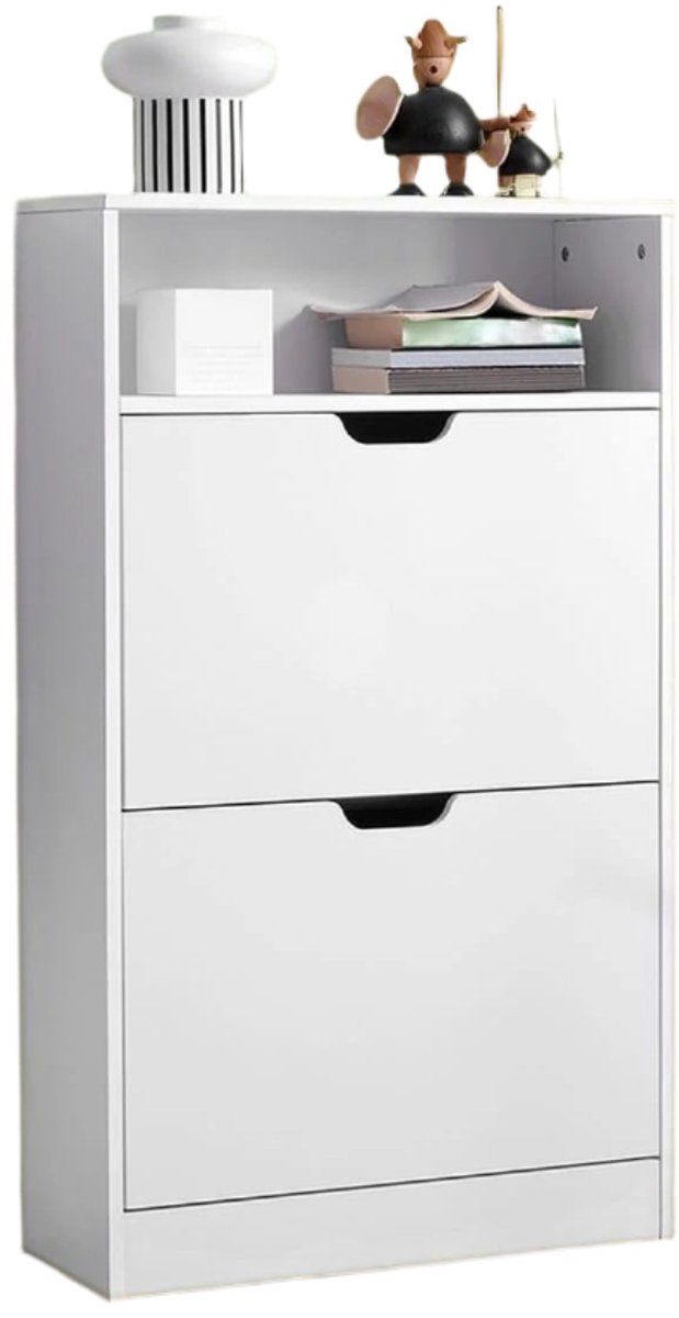 Schoenkast - schoentipper - schoenplank - Eenvoudig montage - 60 cm x 24 cm x 102 cm (6152025942965)