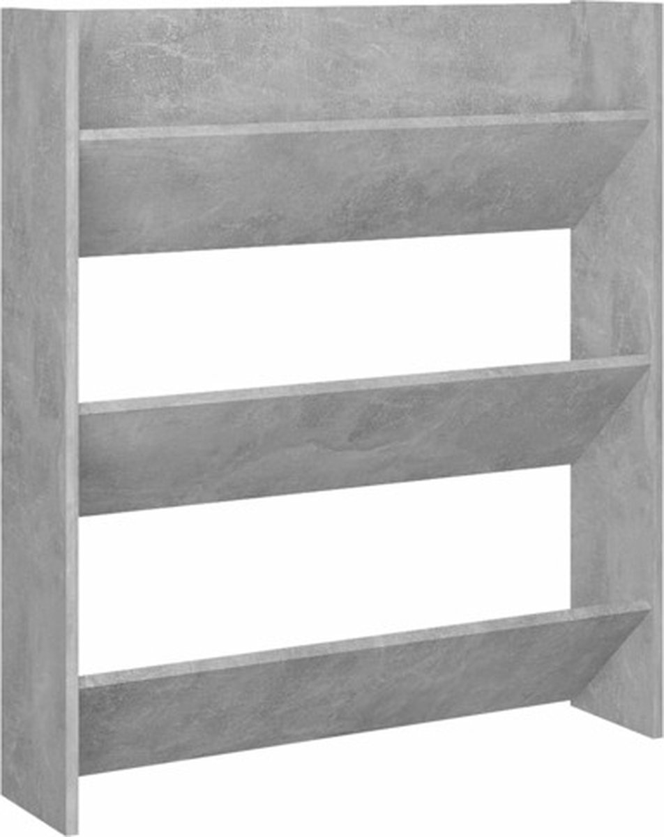 vidaXL-Wandschoenenkast-80x18x90-cm-spaanplaat-betongrijs (8720286559864)