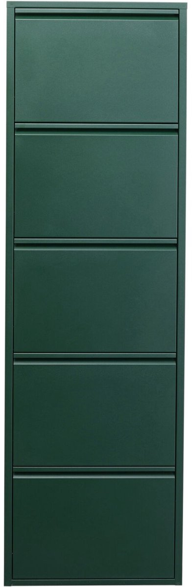 Schoenenkast Caruso 5 laden groen Kare Design (4025621880141)