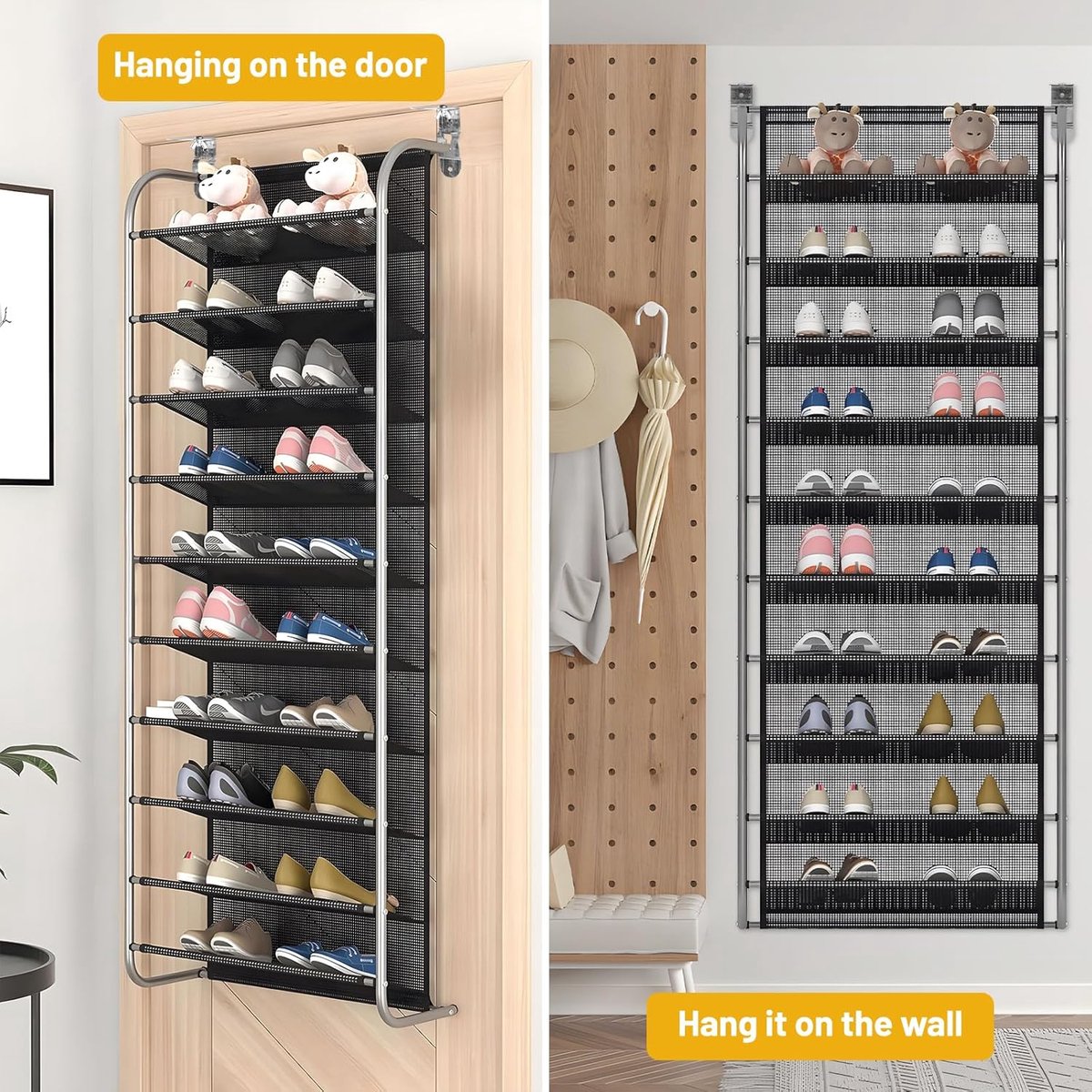 Schoenenrek-deurorganizer-metalen haak met stevige (8785305748551)