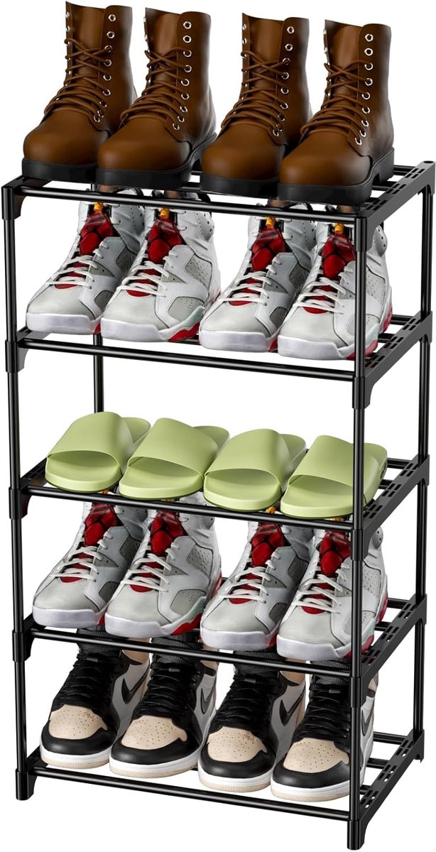 Schoenenrek-met 5 lagen- zwart (8785305750196)