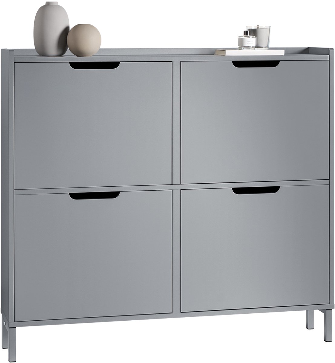 SoBuy FSR100-HG Schoenenkast - Grijze Opbergkast voor Schoenen (4251388628904)