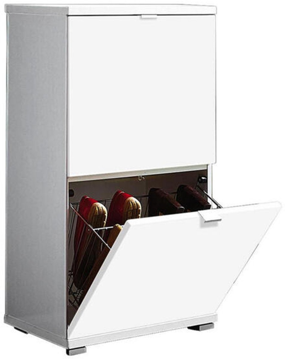 Schoenenkast 2 Vakken Joshua Wit (5404016460615)