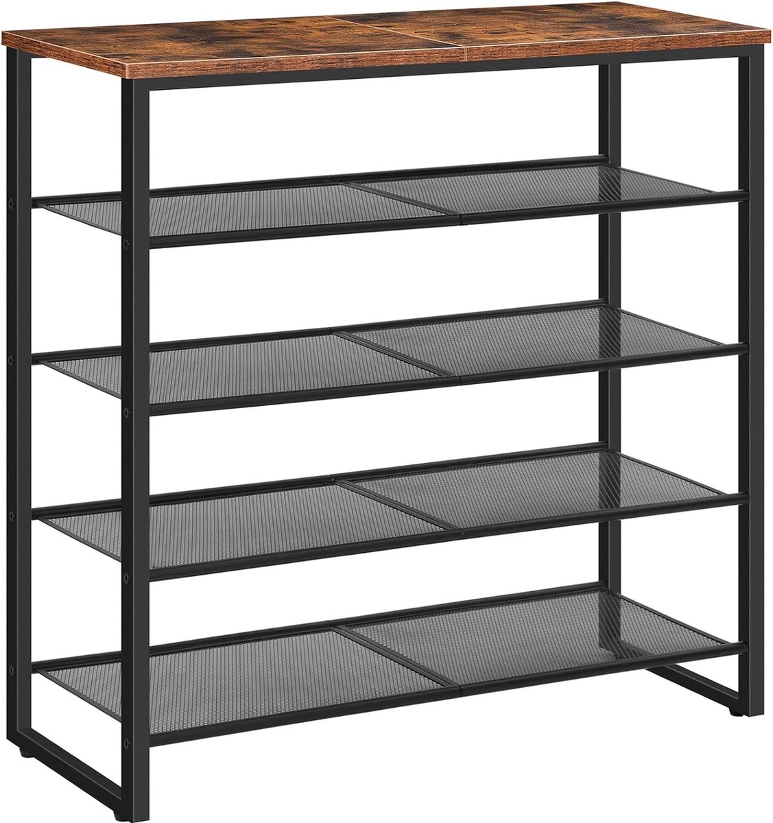 Schoenenrek - Schoenenbank - Schoenenrek Metaal - 5 Verdiepingen - 75 x 28.5 x 75 cm (9505967271360)