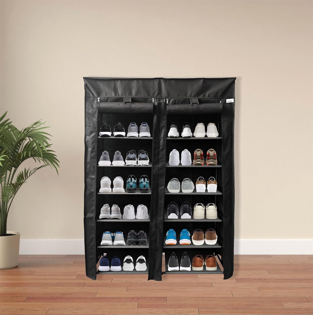 Stevige opbergoplossing - veelzijdig en waterafstotend - 1 stuk - staal en polypropyleen (9506897181439)