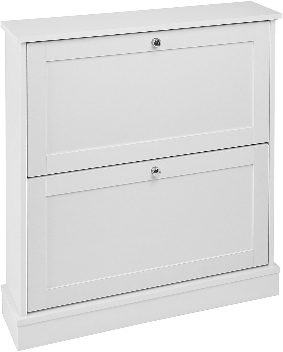 BELIANI CHELAN - Schoenenkast - Wit - Spaanplaat (4255664872371)