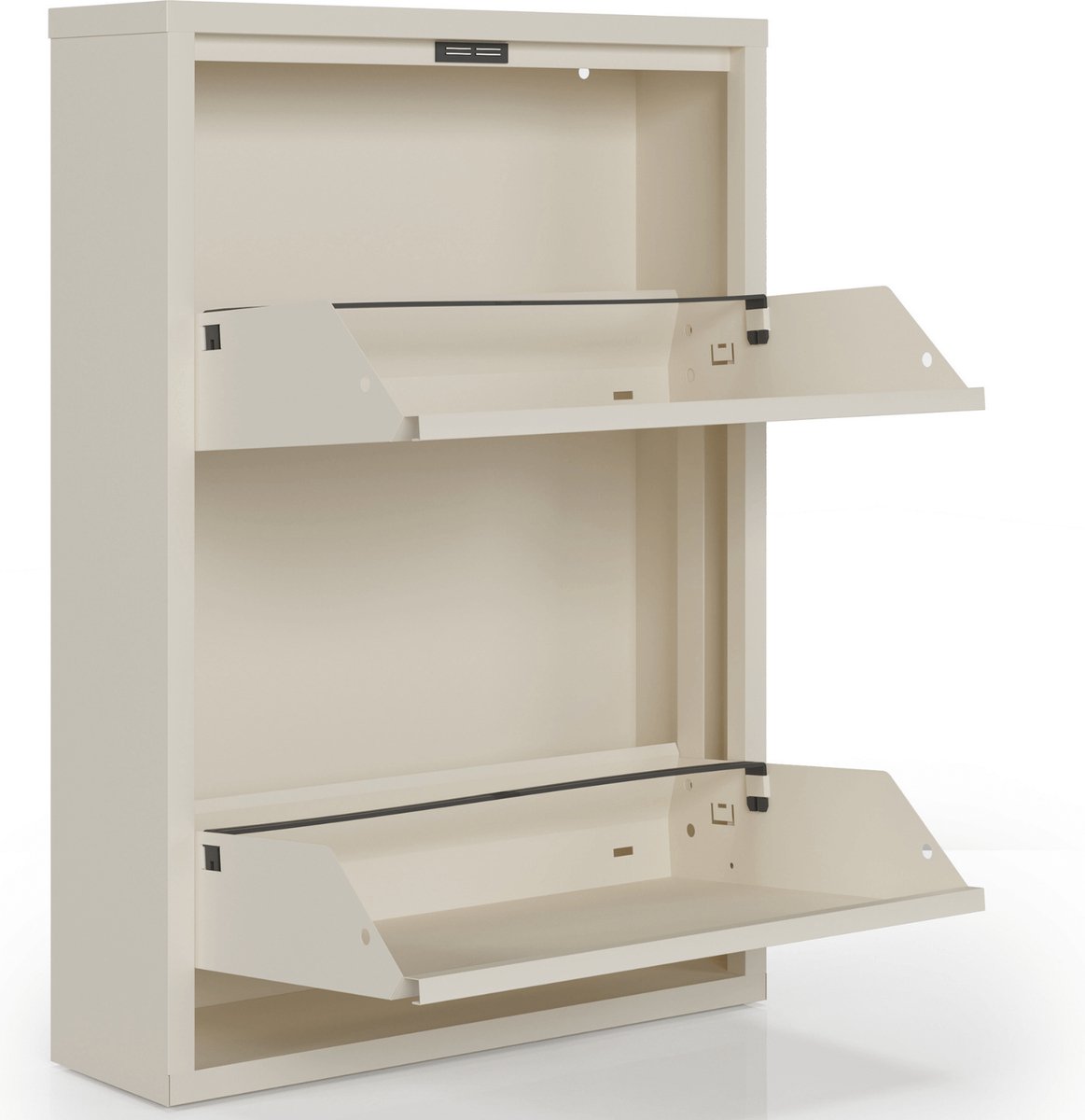 Schoenenkast Bodi 2-vaks Soft Beige (set van 2) (8720061059558)