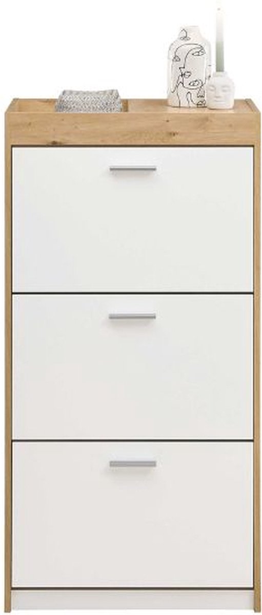 Schoenenkast Paris | 64 x 38 x 126 cm | Wit (4038889073170)