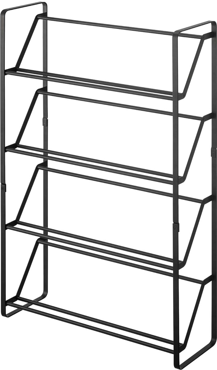 Schoenenrek met veilige grip - ruimtebesparend ontwerp - 1 stuk - metaal - 53x80x17,5 cm (9503418699947)