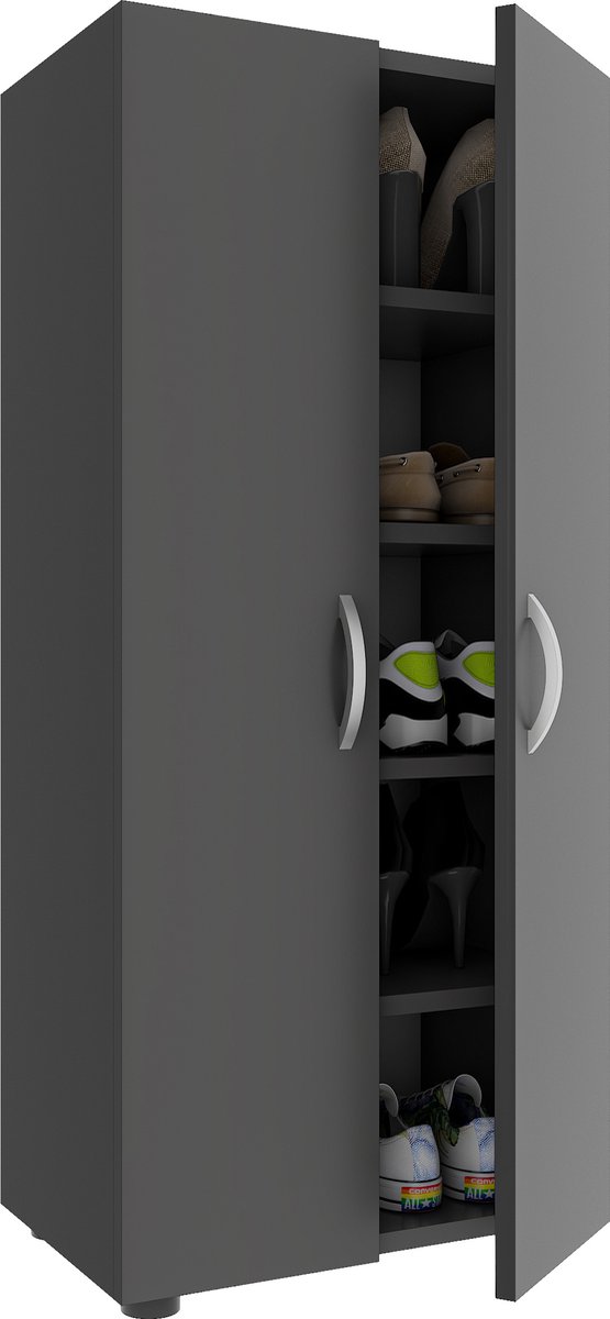 VCM XL houten grote schoenenkast schoenendressoir schoenenrek laarzen grote Ulas 5 vakken XL houten grote schoenenkast schoenendressoir schoenenrek laarzen grote Ulas 5 vakken (4051814420368)