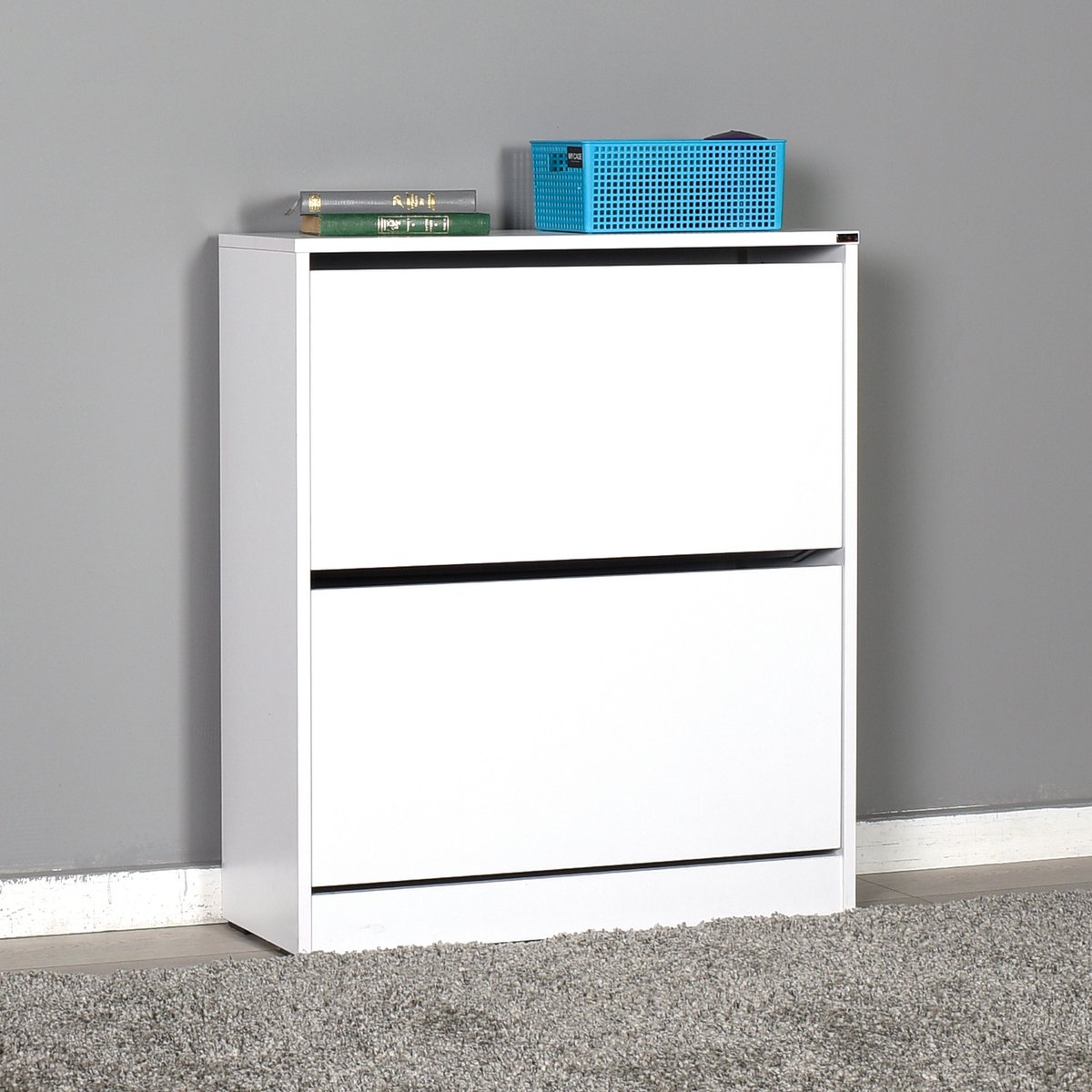 Asir Schoenenkast - Wit - 73 x 84 x 26 cm (8682870658271)