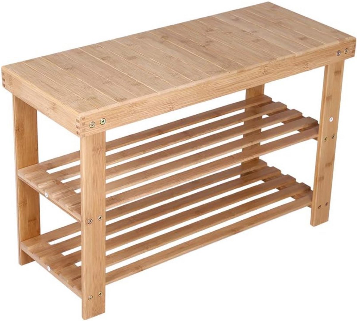 CRLYN® Schoenenbank - Schoenenkast - Bruin (6150745845863)