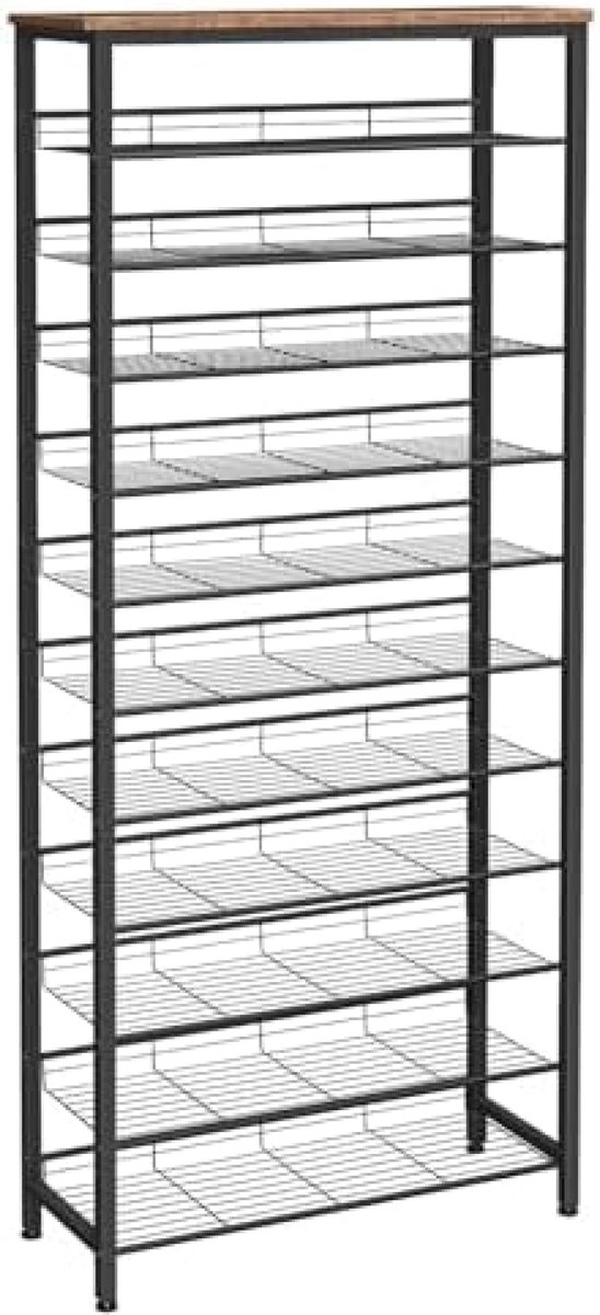 Gravora Schoenenopbergrek met 12 verdiepingen - Ruime opbergunit voor schoenen en accessoires (6151027947978)