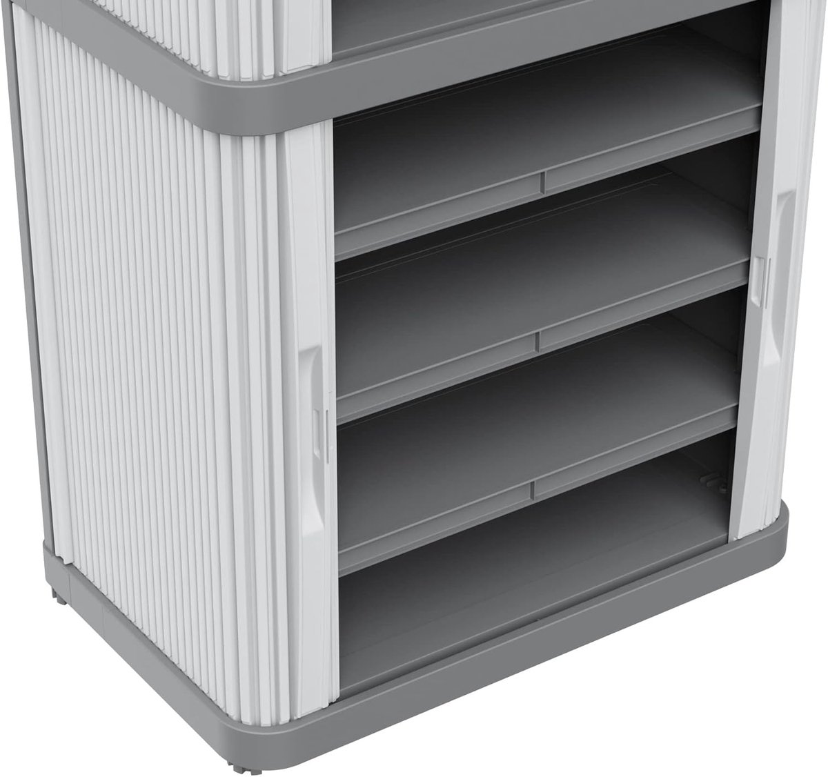 Modulaire kast met 3 vakken en schuifdeuren voor binnen en buiten - 59 x 36 x 170 cm (8721316712396)