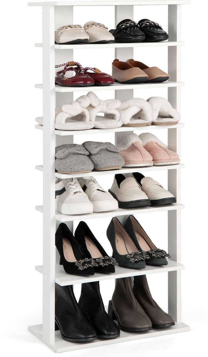 Ruimtebesparend Schoenenrek Met 8 Niveaus Voor Maximale Schoenopslag In Huis (8785321675503)