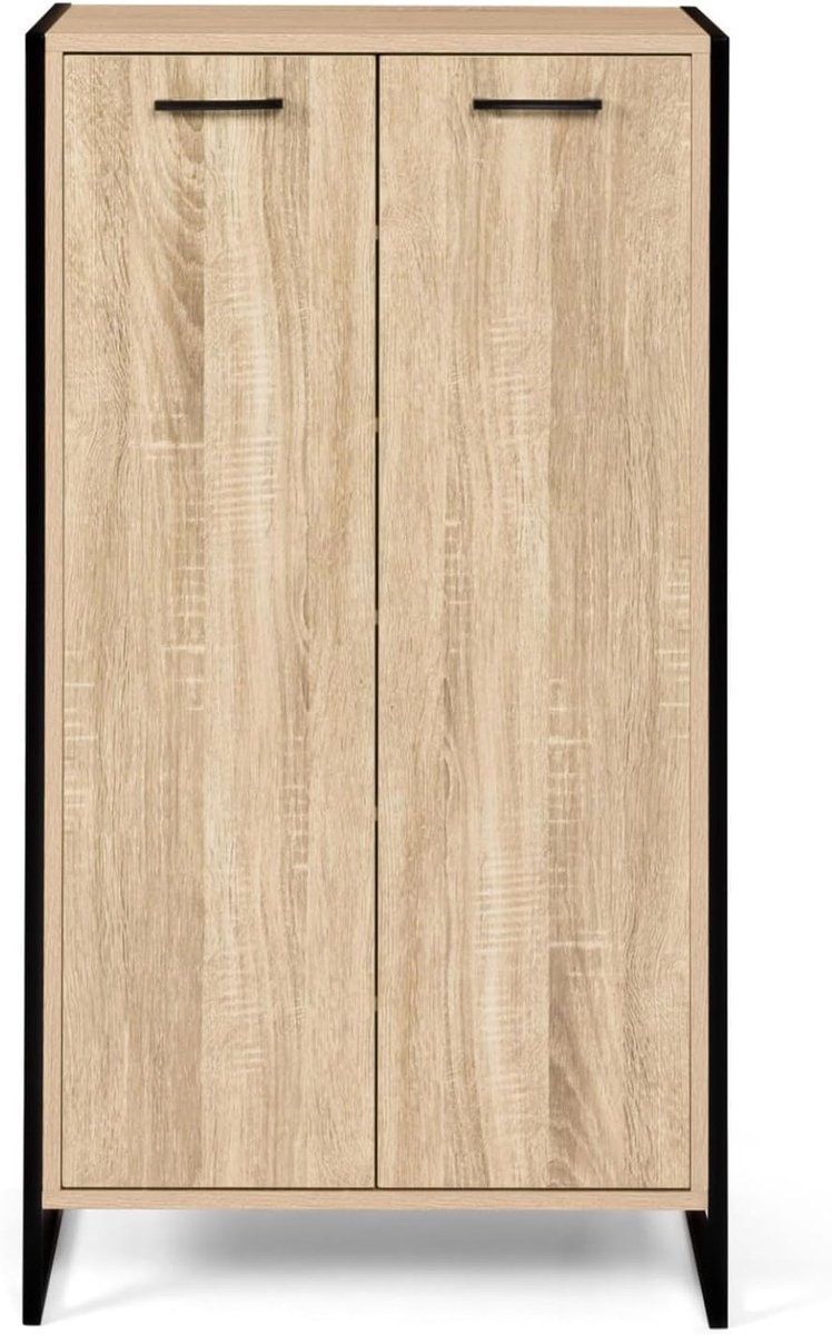 Schoenenkast 18 paar 2 deuren industrieel design (5487571382394)