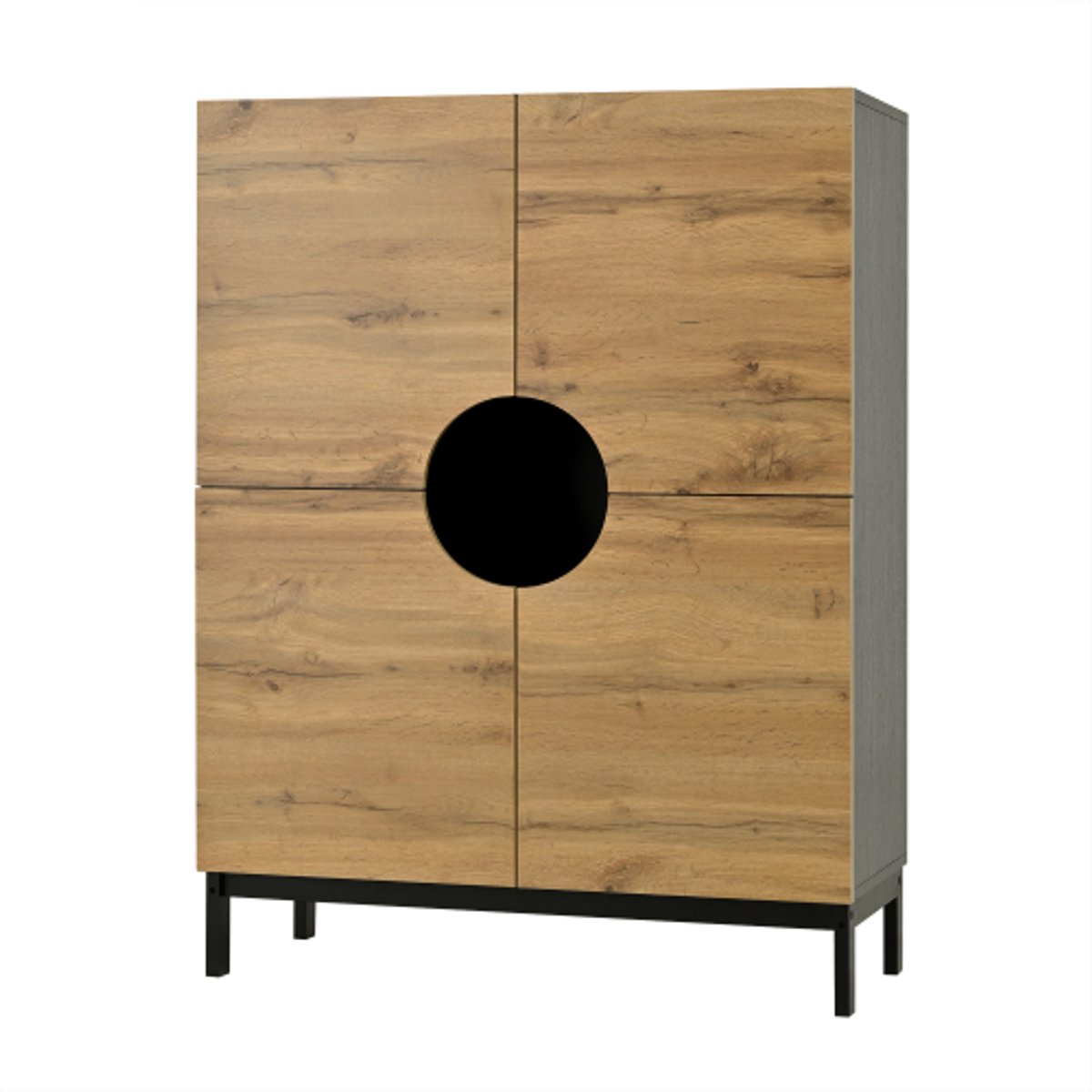 Schoenenkast 90x40x120cm Schoenenkast En Vitrinekast Natuurkleur MDF Verstelbare Planken Groot Opbergruimte Geschikt Voor Grote Schoenmaten Praktisch Voor Hal Ruimtebesparend Modern Design (4255890917471)