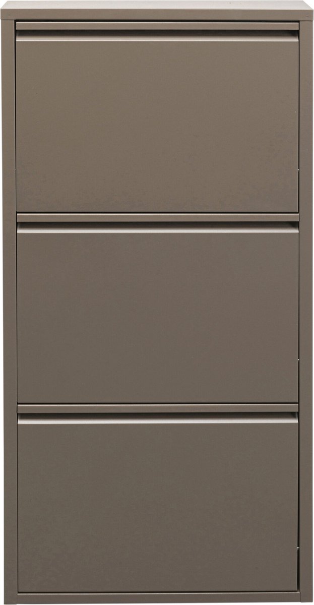 Schoenenkast Caruso taupe 3 laden Kare Design (4025621880110)