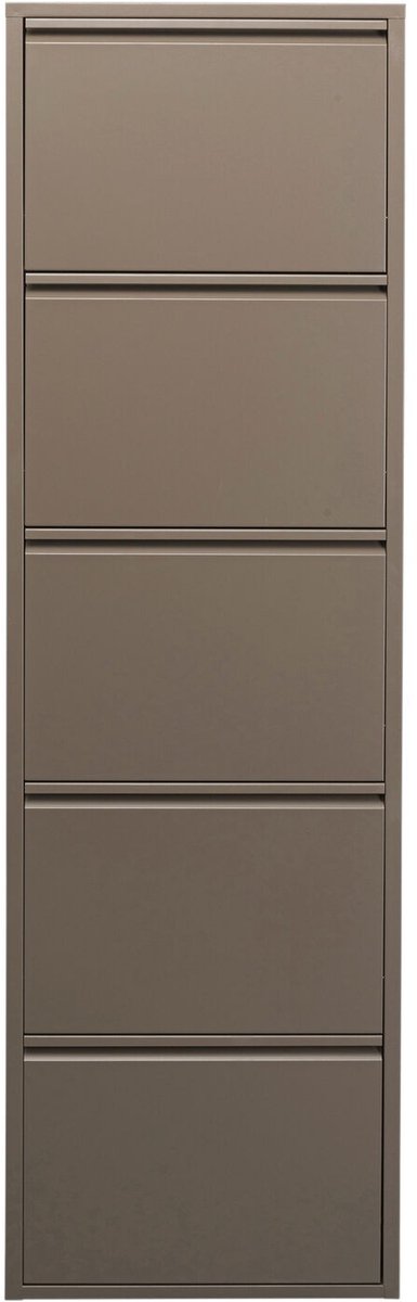 Schoenenkast Caruso taupe 5 laden Kare Design (4025621880127)