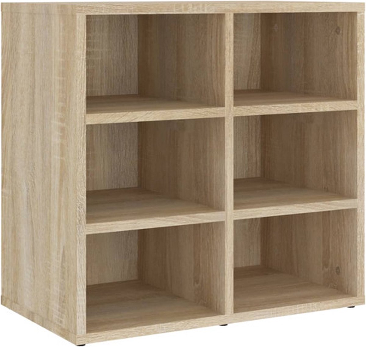 vidaXL - Schoenenkast - 52,5x30x50 - cm - sonoma - eikenkleurig (8720286642870)