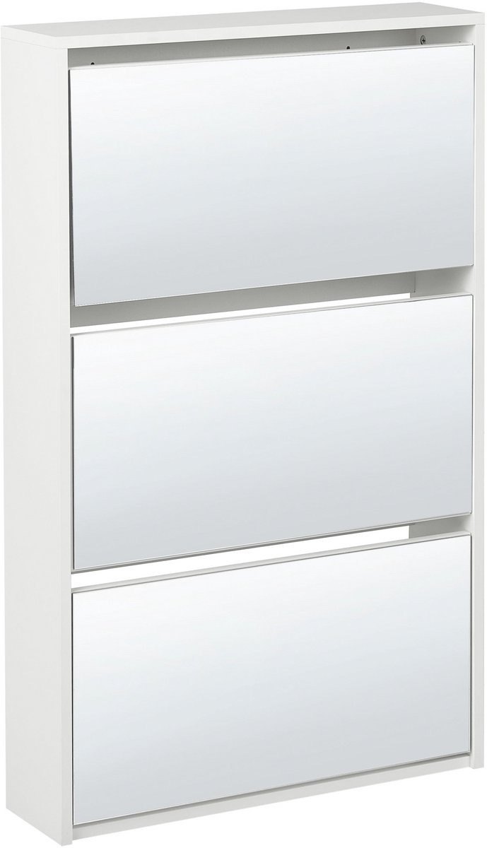 BELIANI MIDFIELD - Schoenenkast 3 vakken - Wit - MDF (4255664896308)