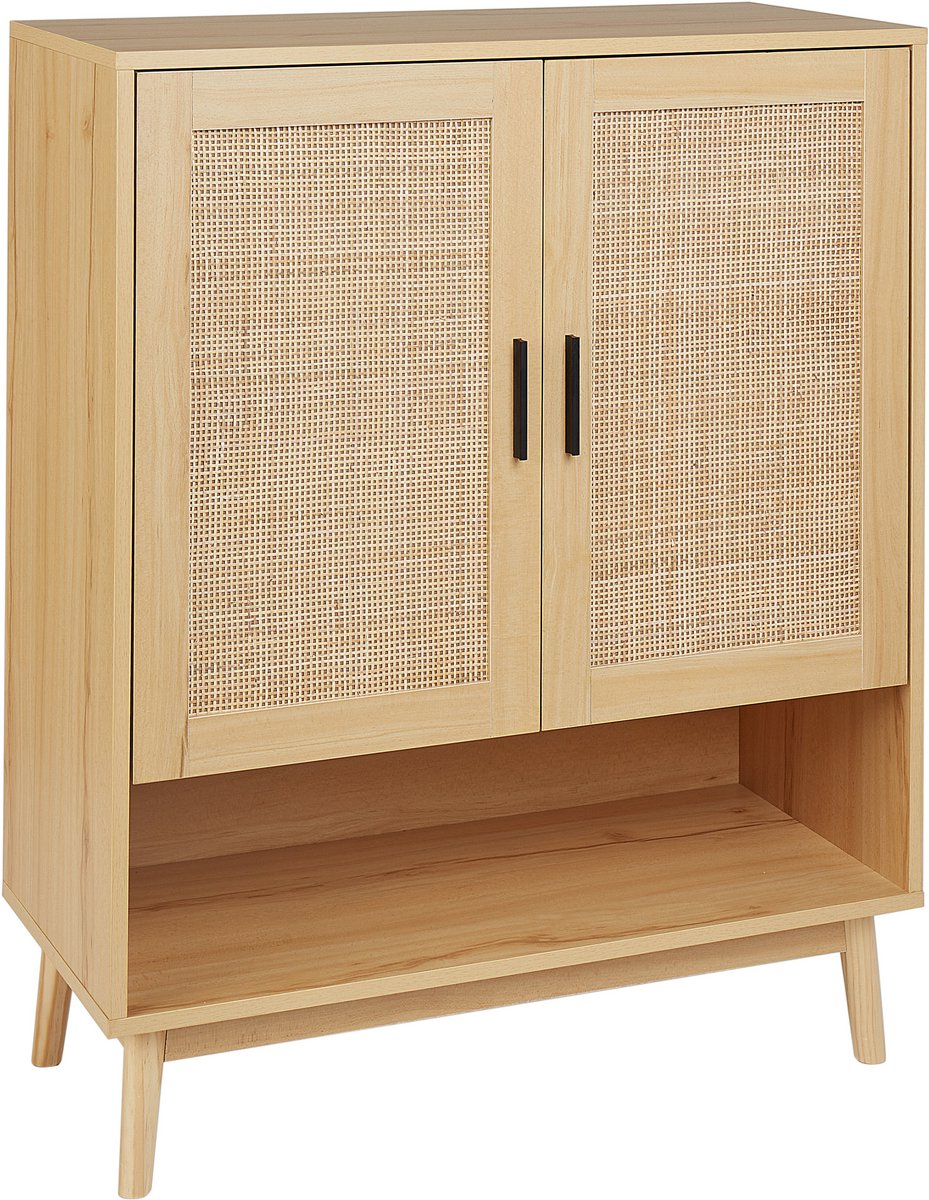 BELIANI PEROTE - Dressoir - Lichte houtkleur - Rotan (4255664872364)