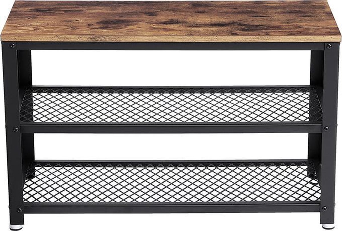 Industrieel design schoenenbank & plank (5487567348847)